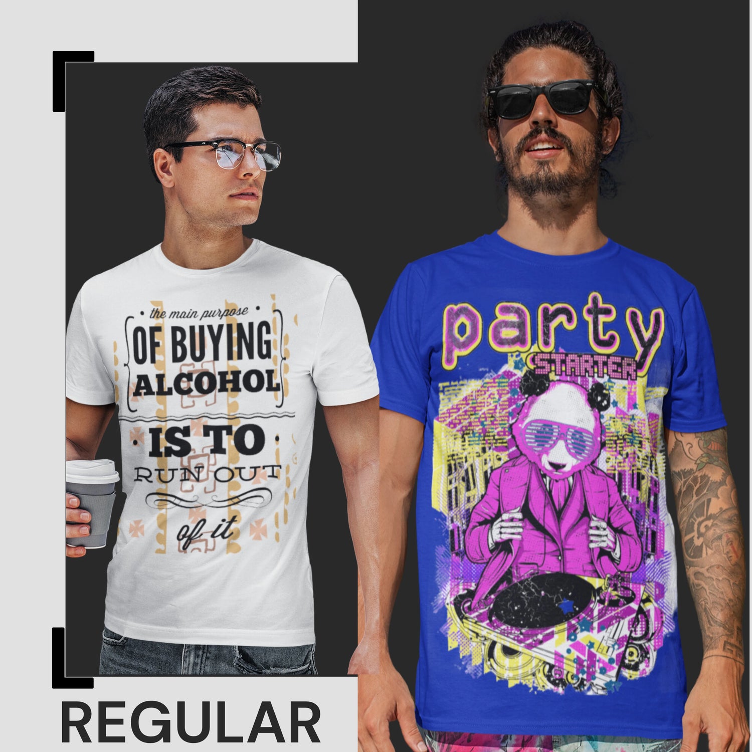 Where Cool Begins: Men's Trendy Printed Tees Tee Fusion