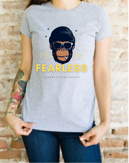 Printed T-Shirt - Regular Women - Fearless Tee Fusion