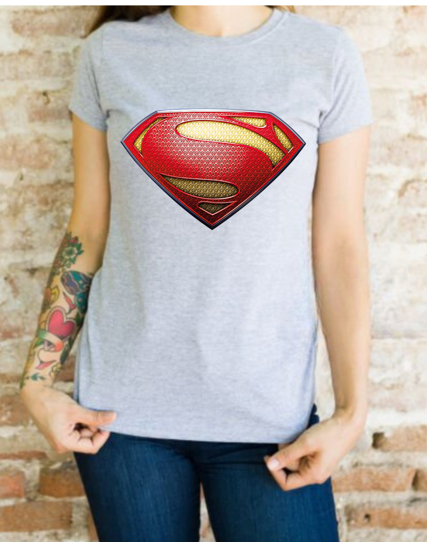 Printed T-Shirt - Regular Women - Super Girl Tee Fusion