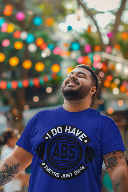 Printed T-Shirt - Regular Men - I do have Abs Tee Fusion