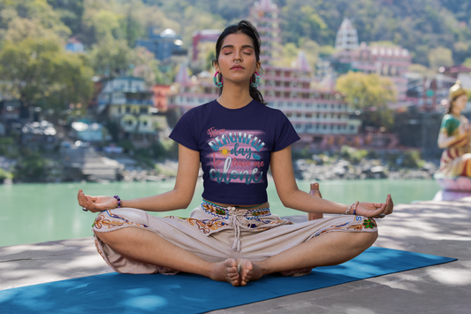 Printed T-Shirt - Crop Tops - Front - A Beautiful Day Tee Fusion