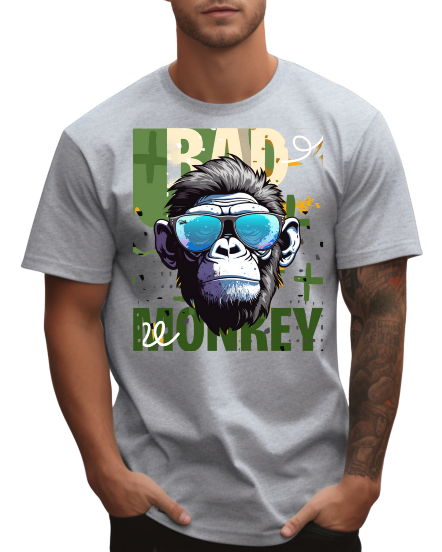 Printed T-Shirt - Regular Men - Bad Monkey Tee Fusion