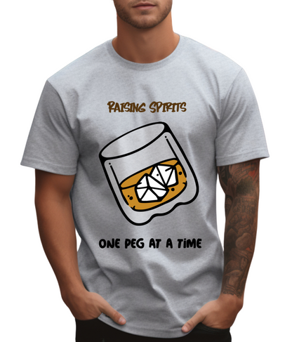 Printed T-Shirt - Regular Men - Raising Spirits Tee Fusion