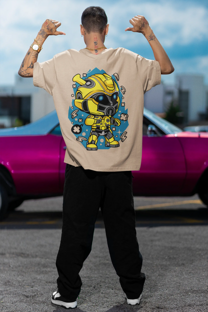 Oversized T-Shirt Men - Bumble Bee Tee Fusion