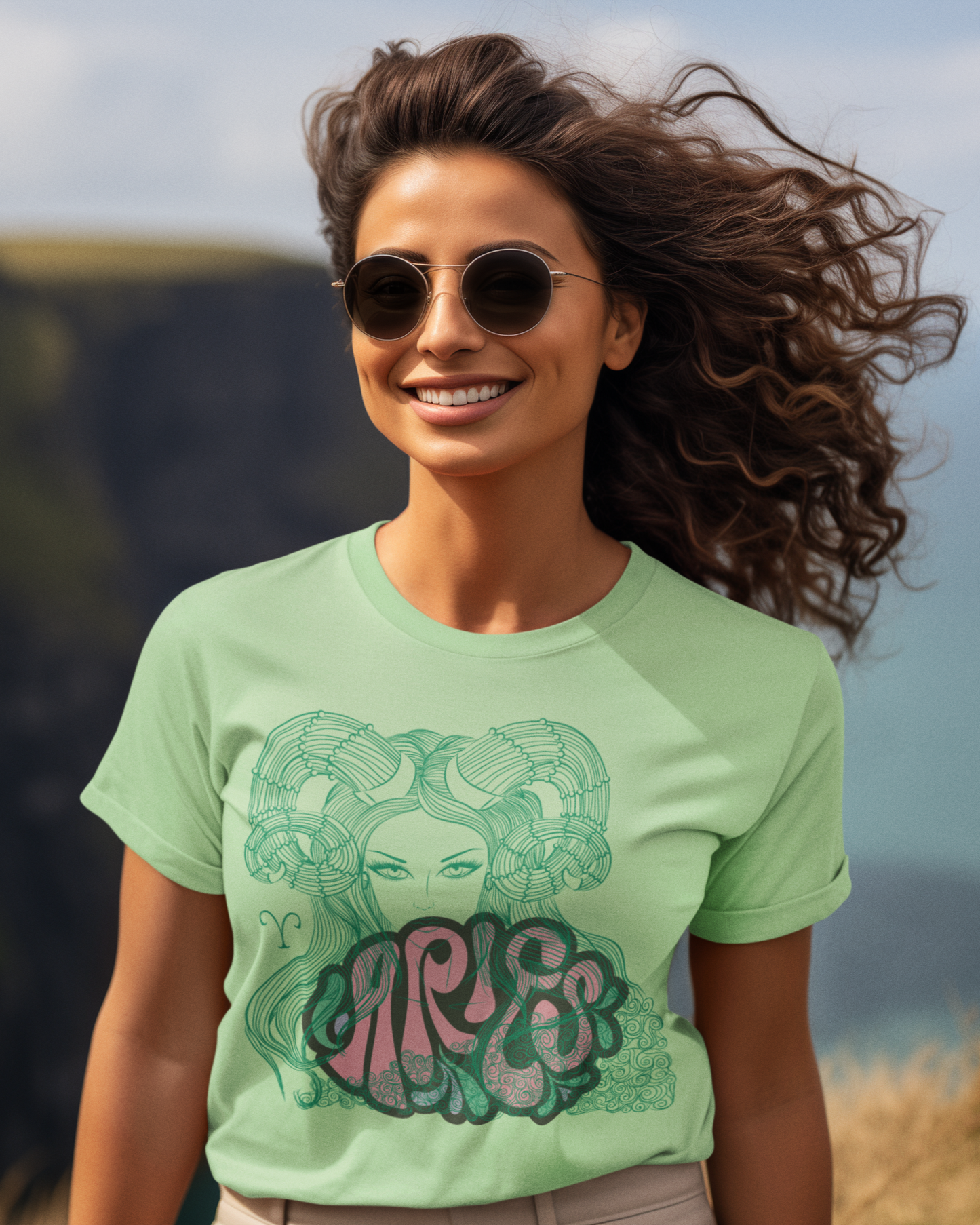 Printed T-Shirt - Regular Women - ARIES