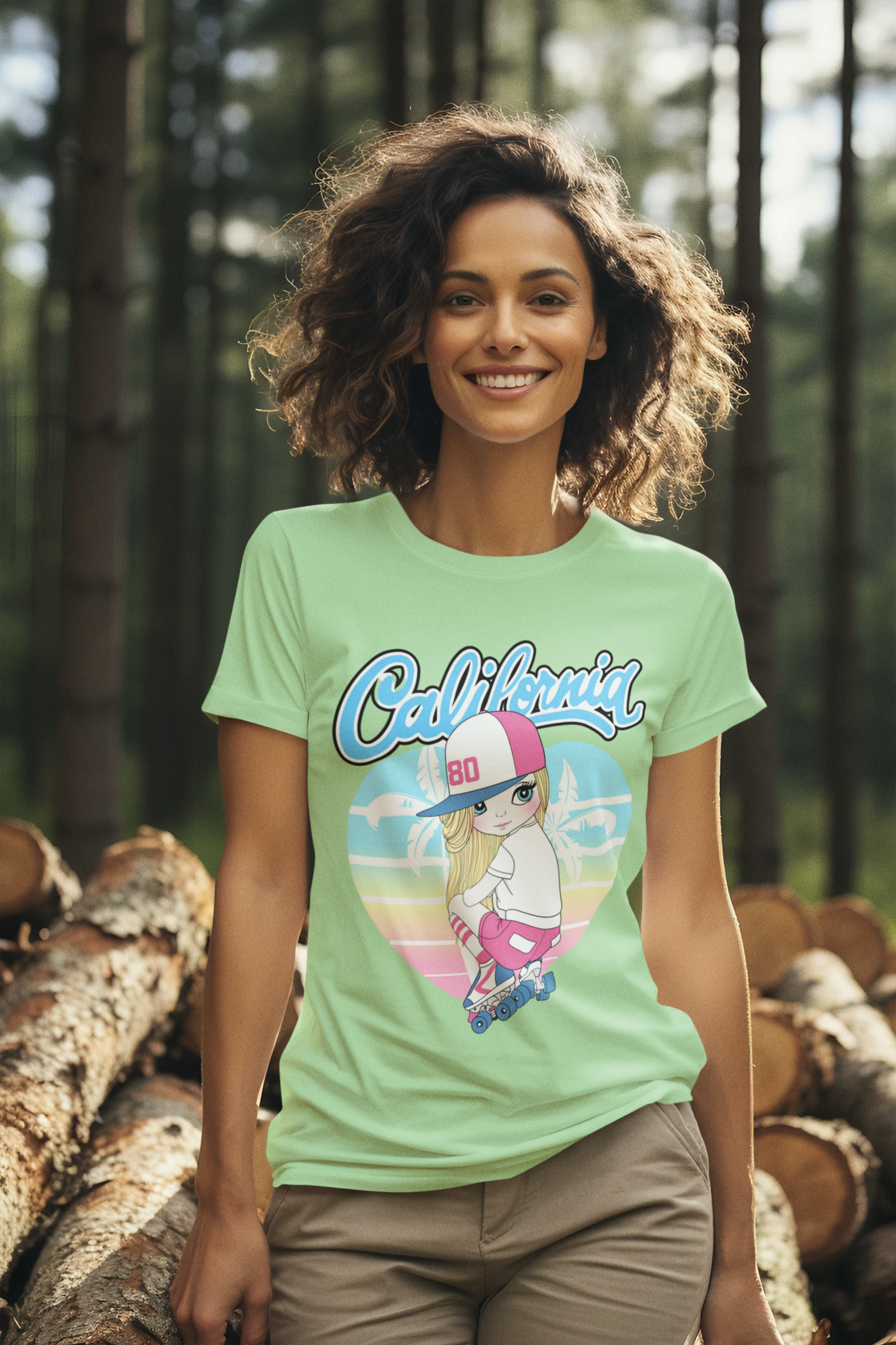 Printed T-Shirt - Regular Women - California Tee Fusion