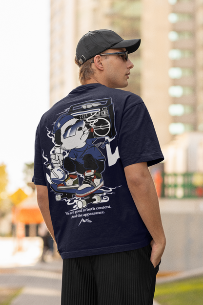 Oversized T- Shirt Men - Street Racer Tee Fusion