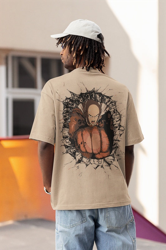 Oversized T- Shirt Men - One Punch Tee Fusion