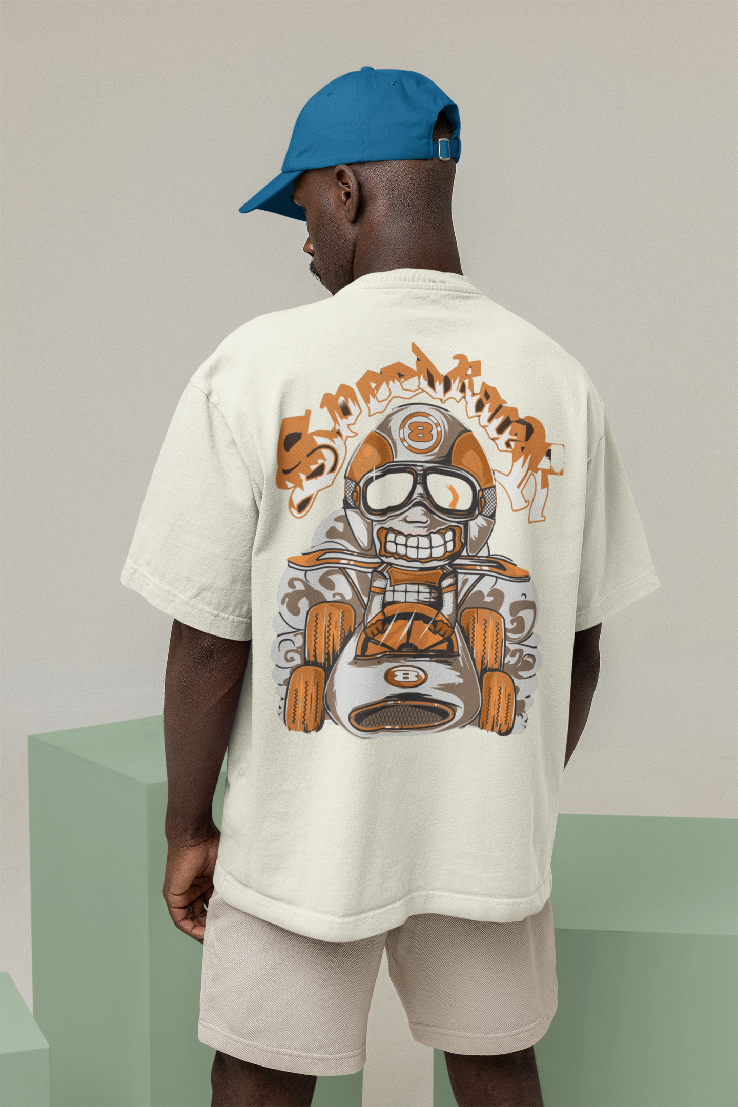 Oversized T- Shirt Men - Speed Racer Tee Fusion