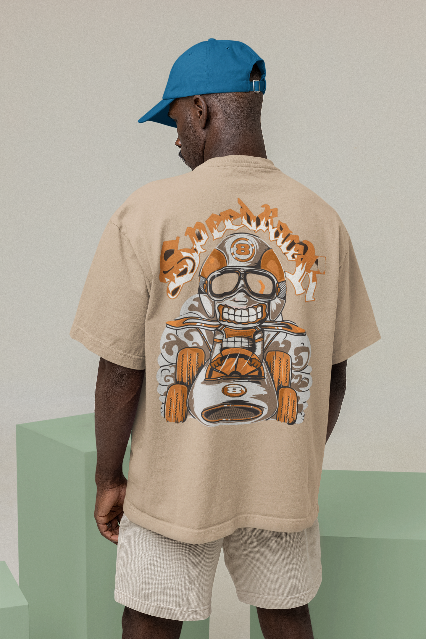 Oversized T- Shirt Men - Speed Racer Tee Fusion