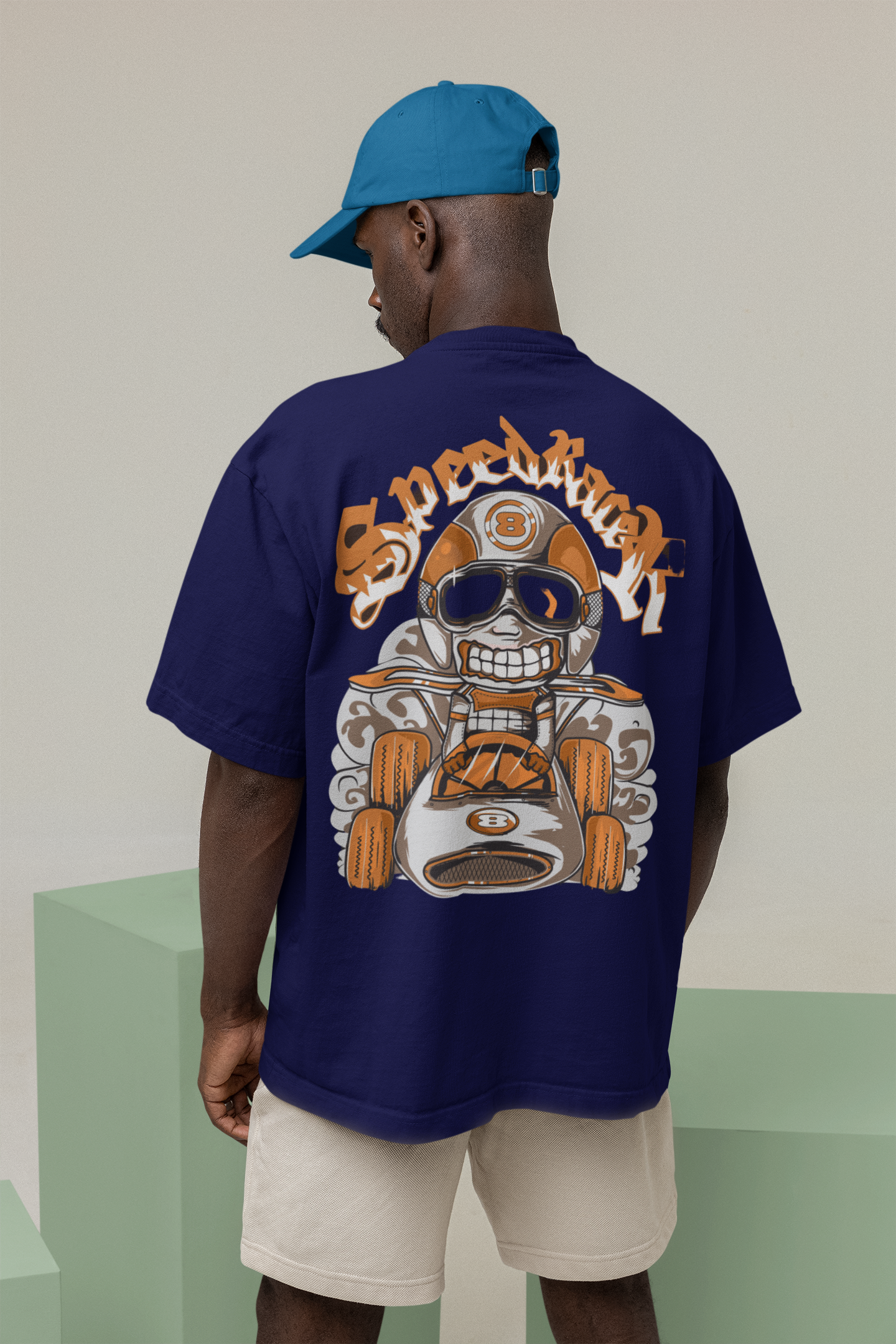 Oversized T- Shirt Men - Speed Racer Tee Fusion