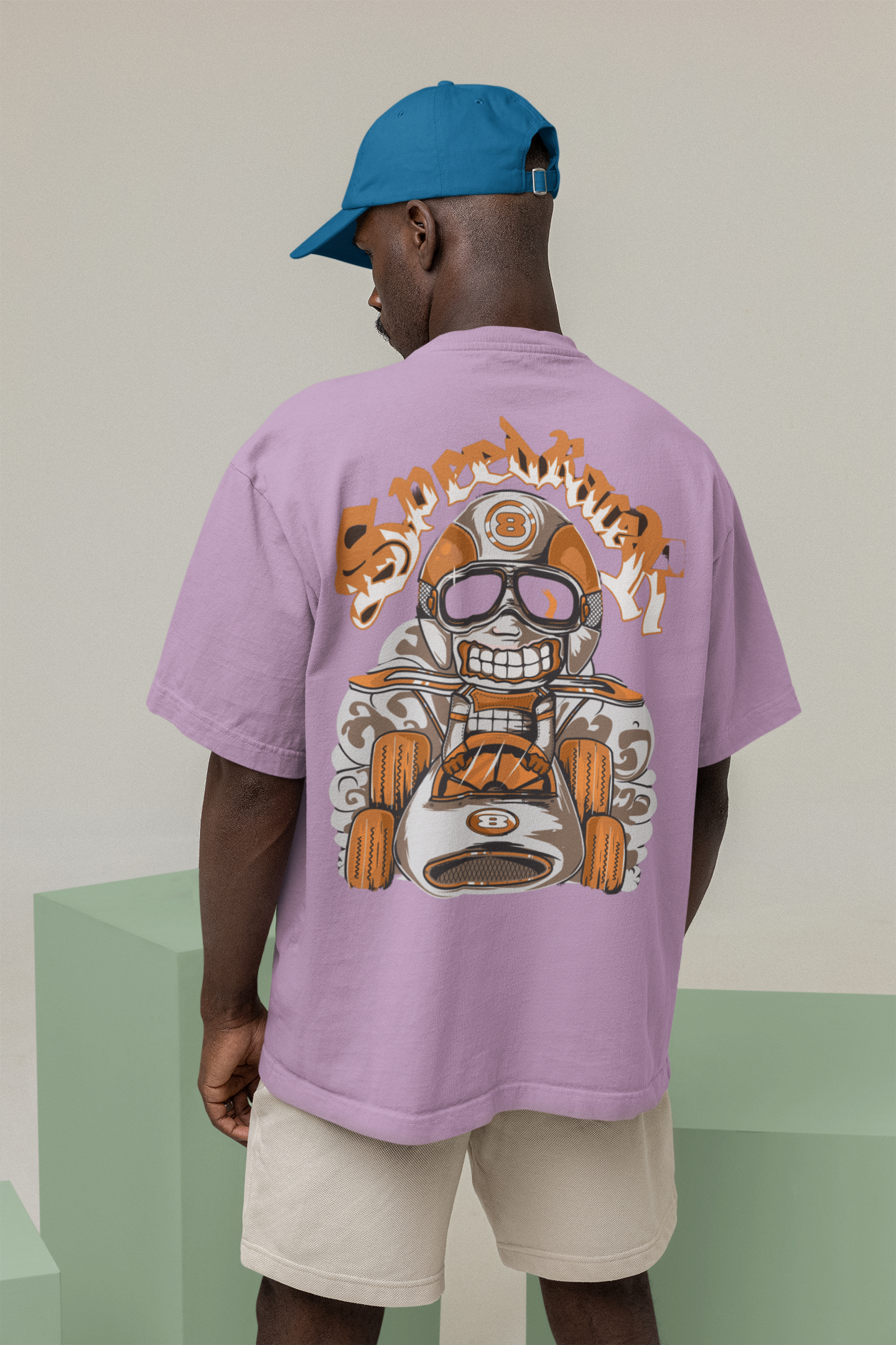 Oversized T- Shirt Men - Speed Racer Tee Fusion