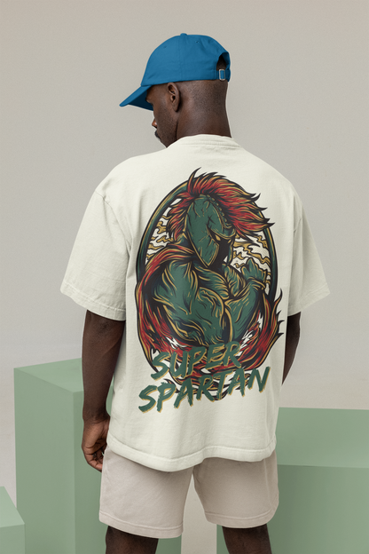 Oversized T- Shirt Men - Super Spartan Tee Fusion