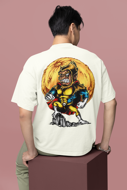 Oversized T- Shirt Men - Super Monkey Tee Fusion