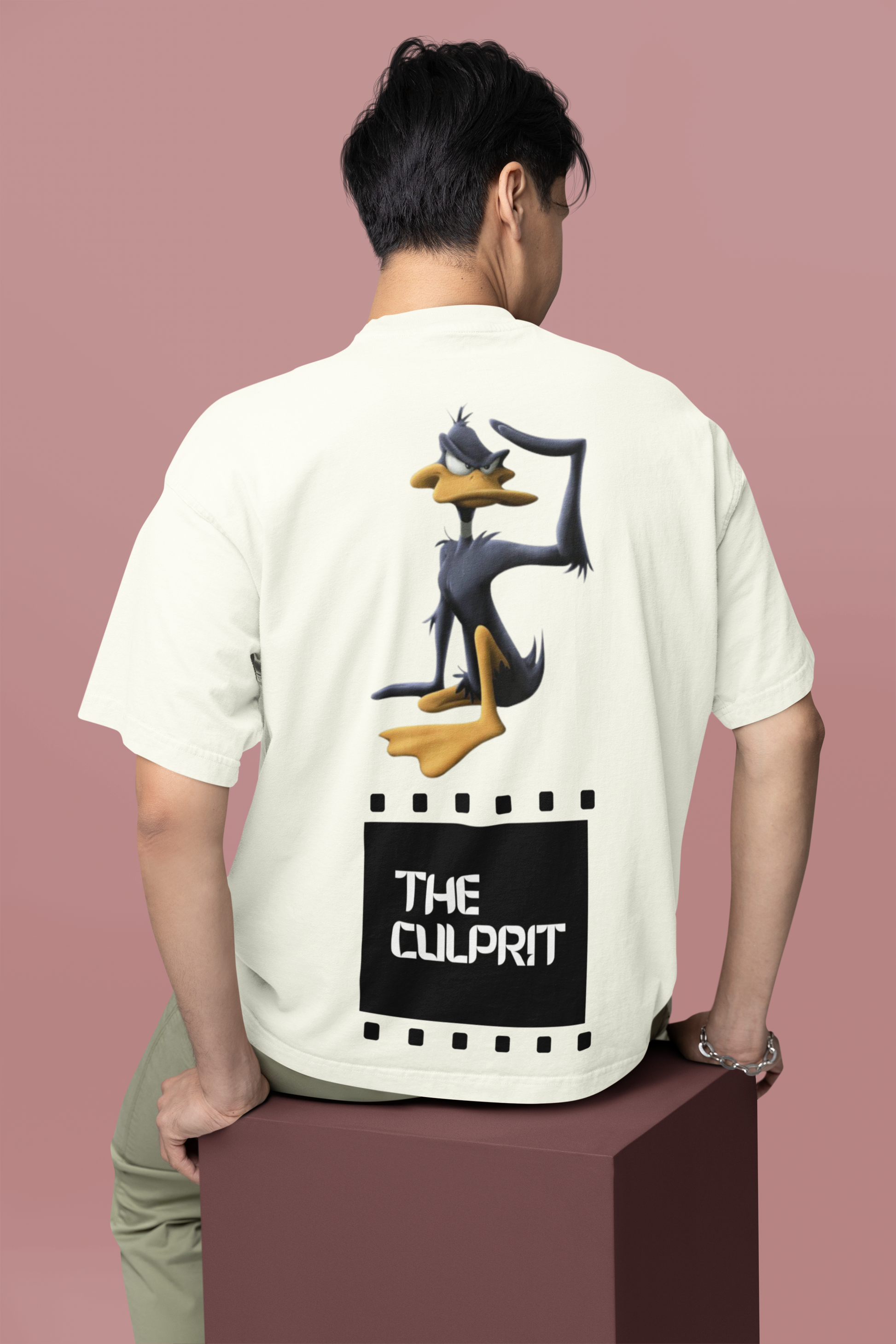 Oversized T- Shirt Men - The Culprit Tee Fusion