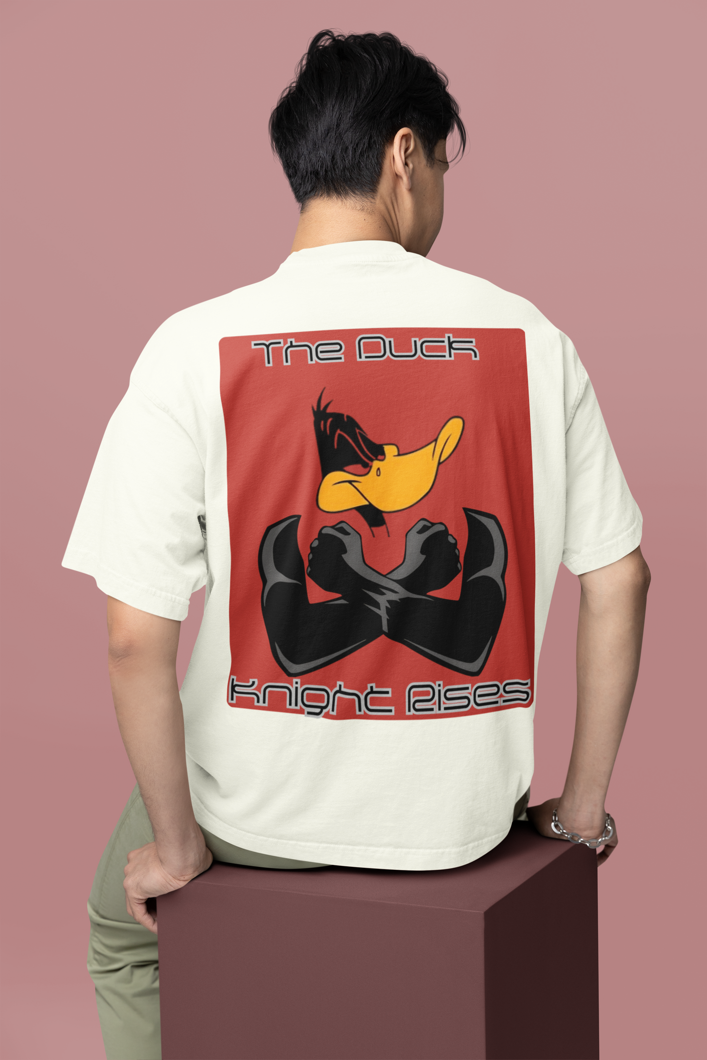 Oversized T- Shirt Men - The Duck Knight Rises