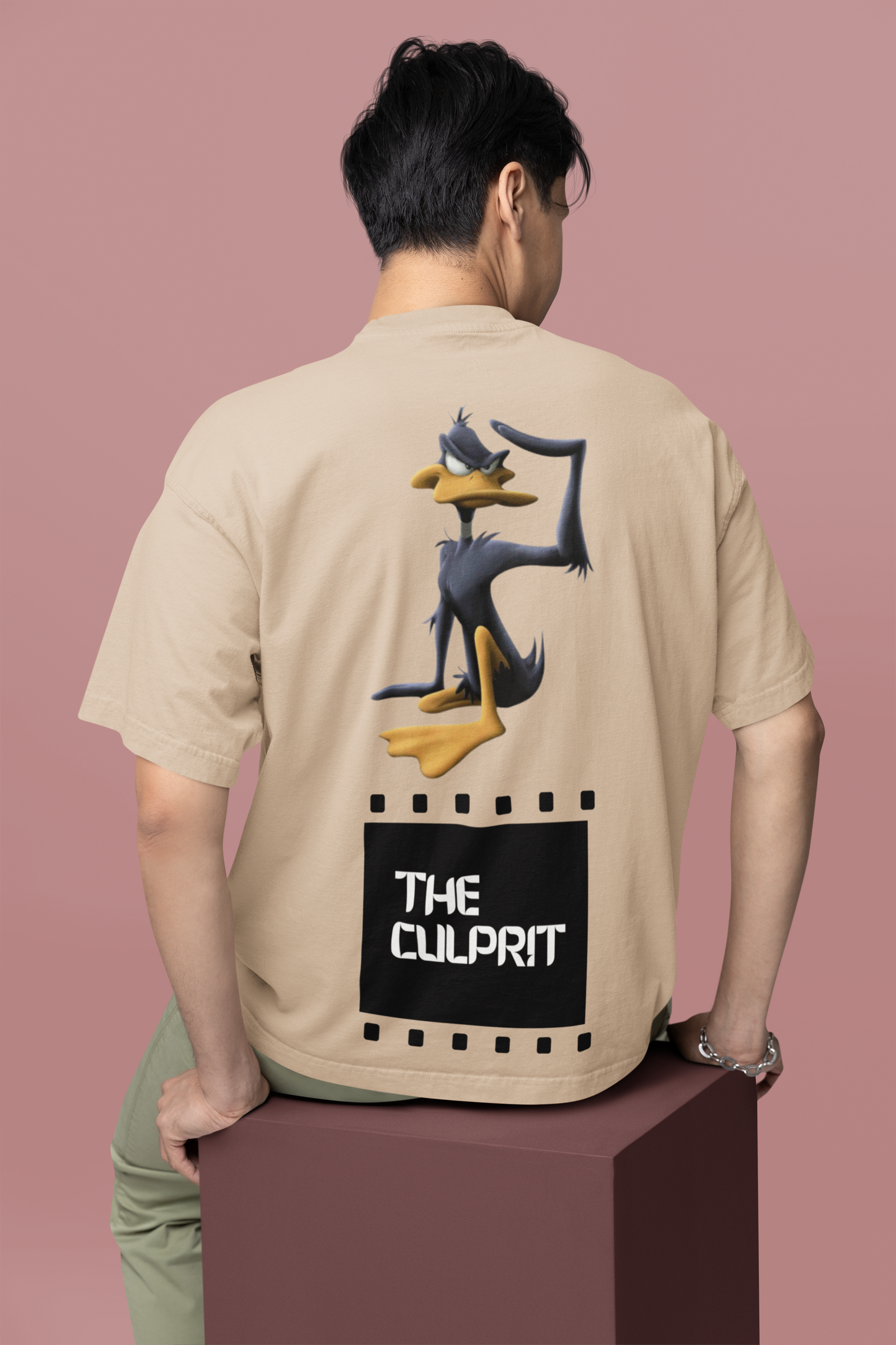 Oversized T- Shirt Men - The Culprit Tee Fusion