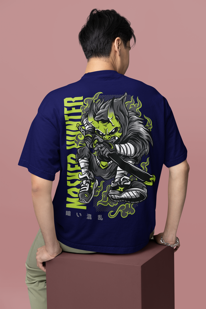 Oversized T- Shirt Men - Masked Hunter Tee Fusion