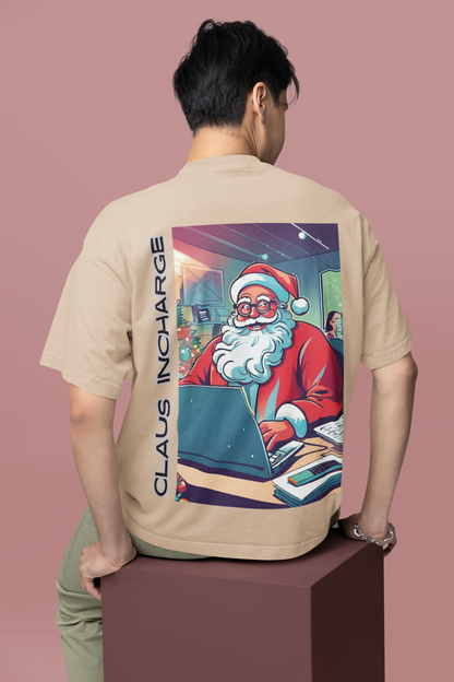 Oversized T- Shirt Men - Claus InCharge