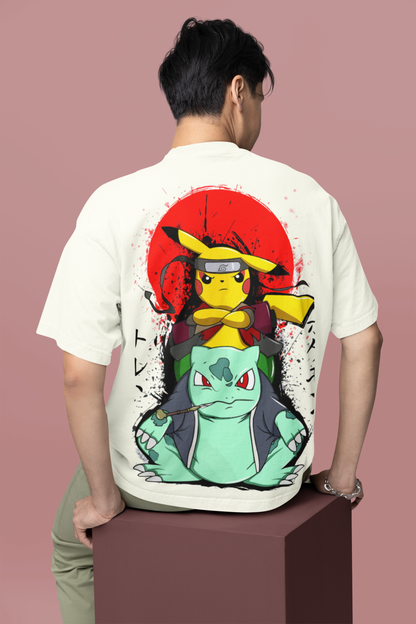 Oversized T- Shirt Men - Pikachu