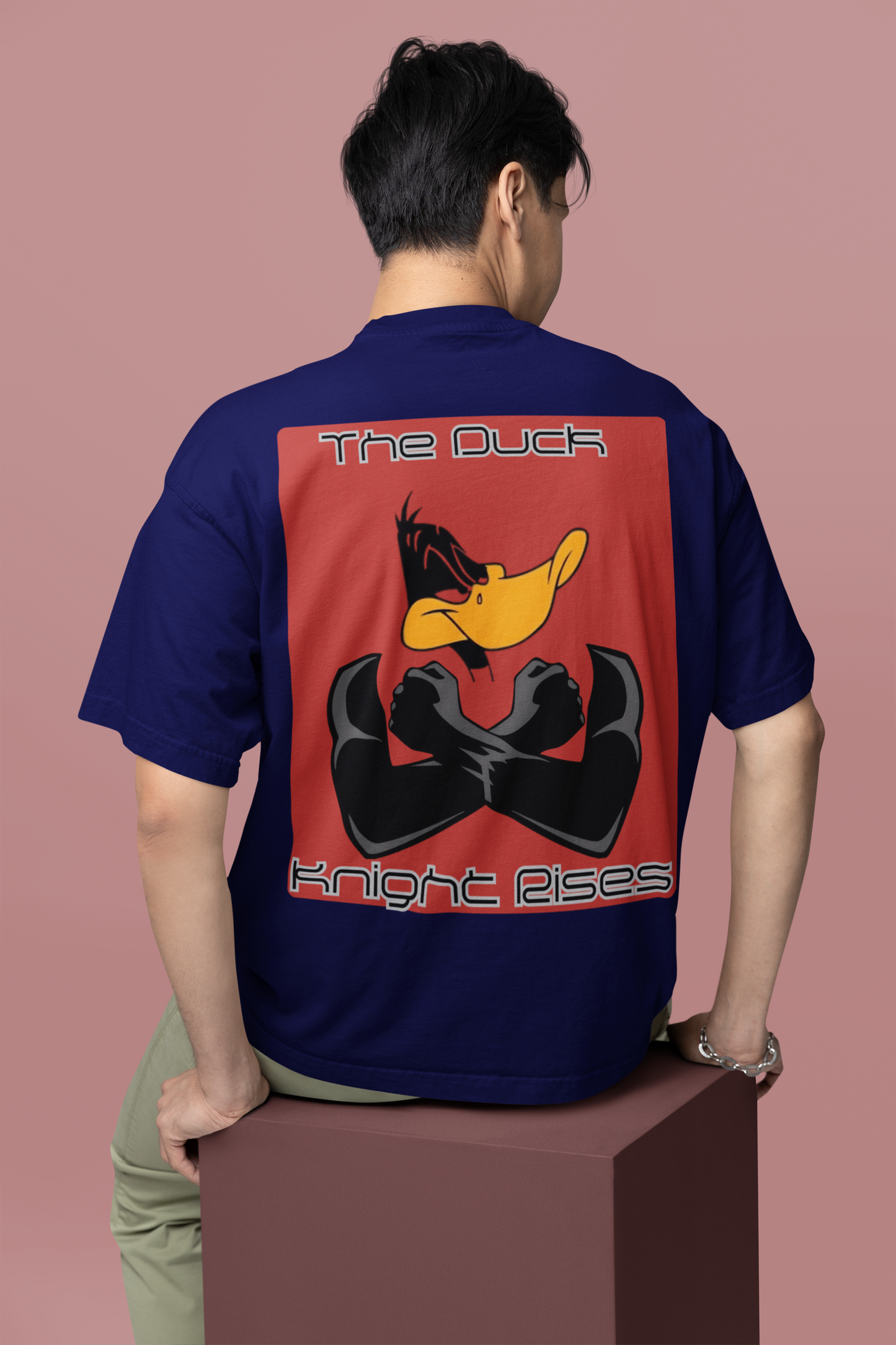 Oversized T- Shirt Men - The Duck Knight Rises