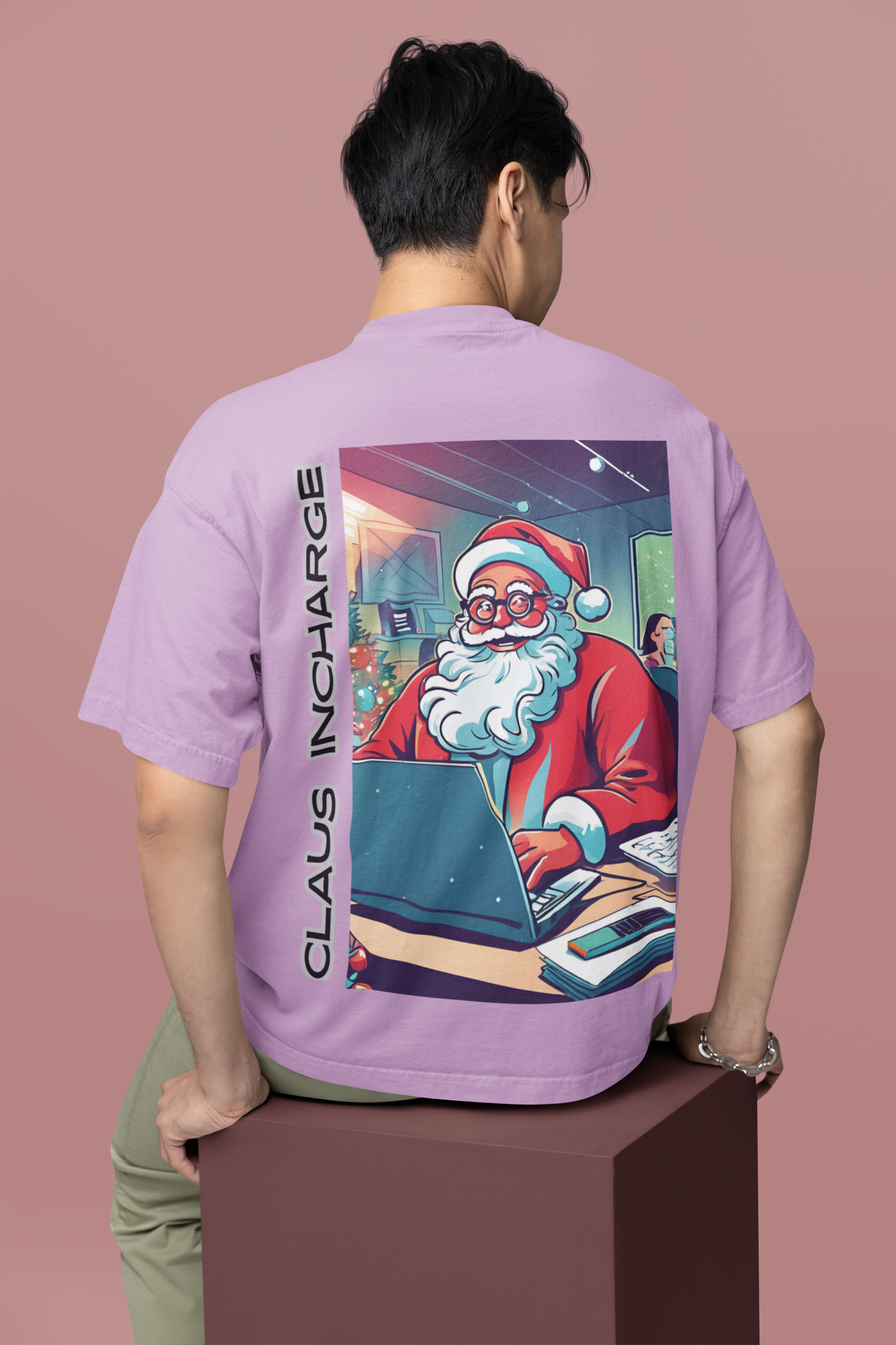 Oversized T- Shirt Men - Claus InCharge