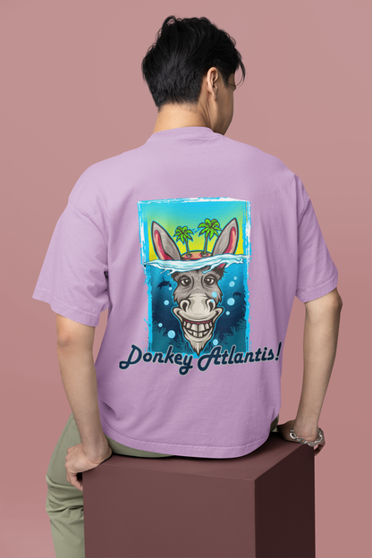 Oversized T- Shirt Men - Donkey Atlantis