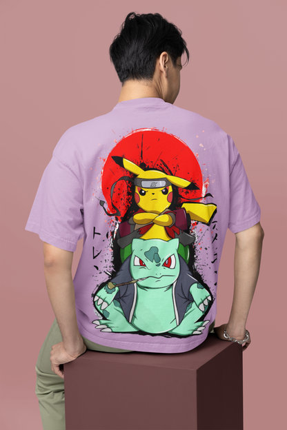 Oversized T- Shirt Men - Pikachu