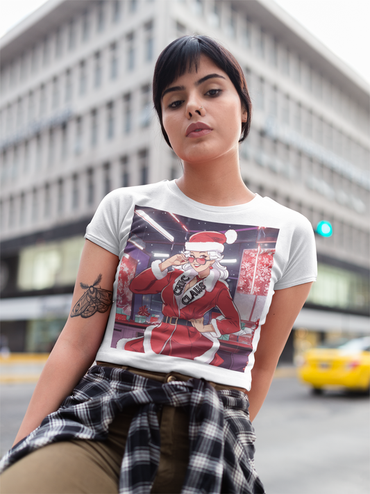 Printed T-Shirt - Crop Tops - Chic Claus