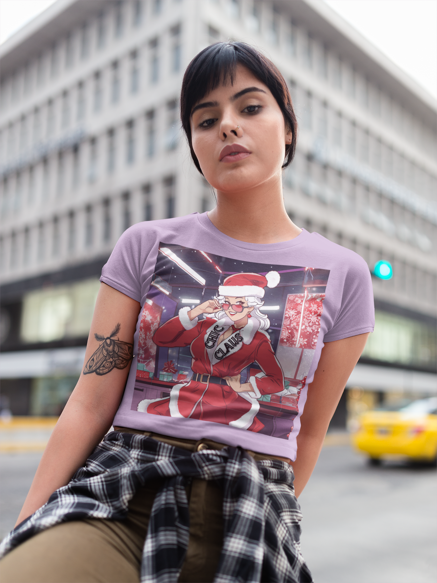 Printed T-Shirt - Crop Tops - Chic Claus