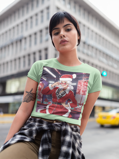 Printed T-Shirt - Crop Tops - Chic Claus