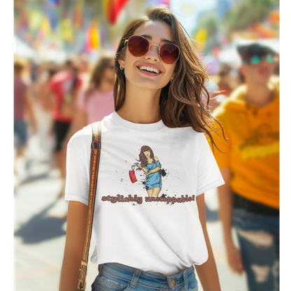 Printed T-Shirt - Regular Women - Stylishly unstoppable Tee Fusion