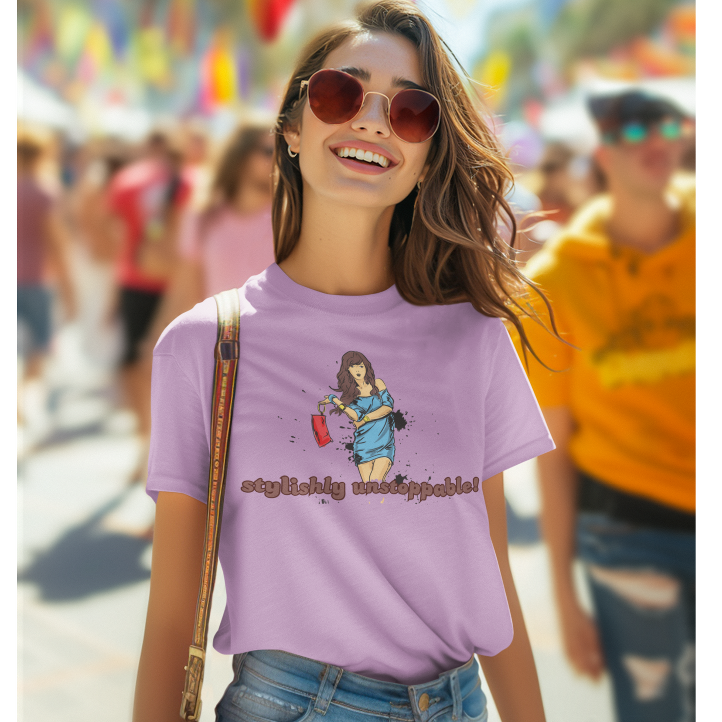 Printed T-Shirt - Regular Women - Stylishly unstoppable Tee Fusion