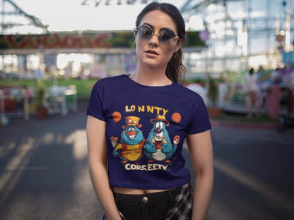 Printed T-Shirt - Crop Tops - Looney 1