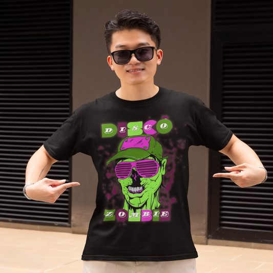 Printed T-Shirt - Regular Men - Disco Zombie Tee Fusion