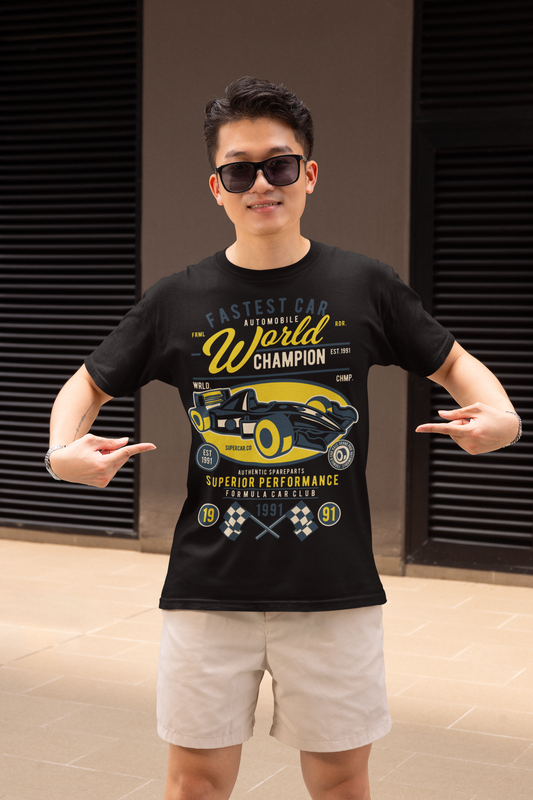 Printed T-Shirt - Regular Men - World Champion Tee Fusion