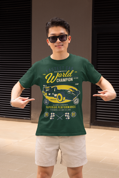 Printed T-Shirt - Regular Men - World Champion Tee Fusion