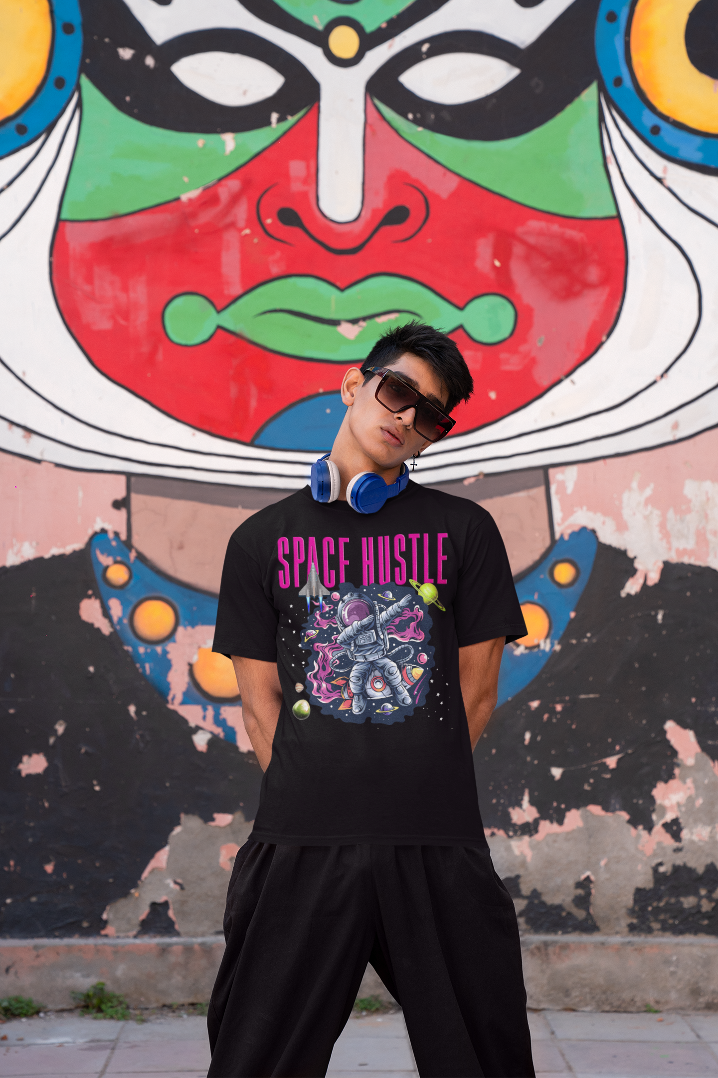 Printed T-Shirt - Regular Men - Space Hustle Tee Fusion