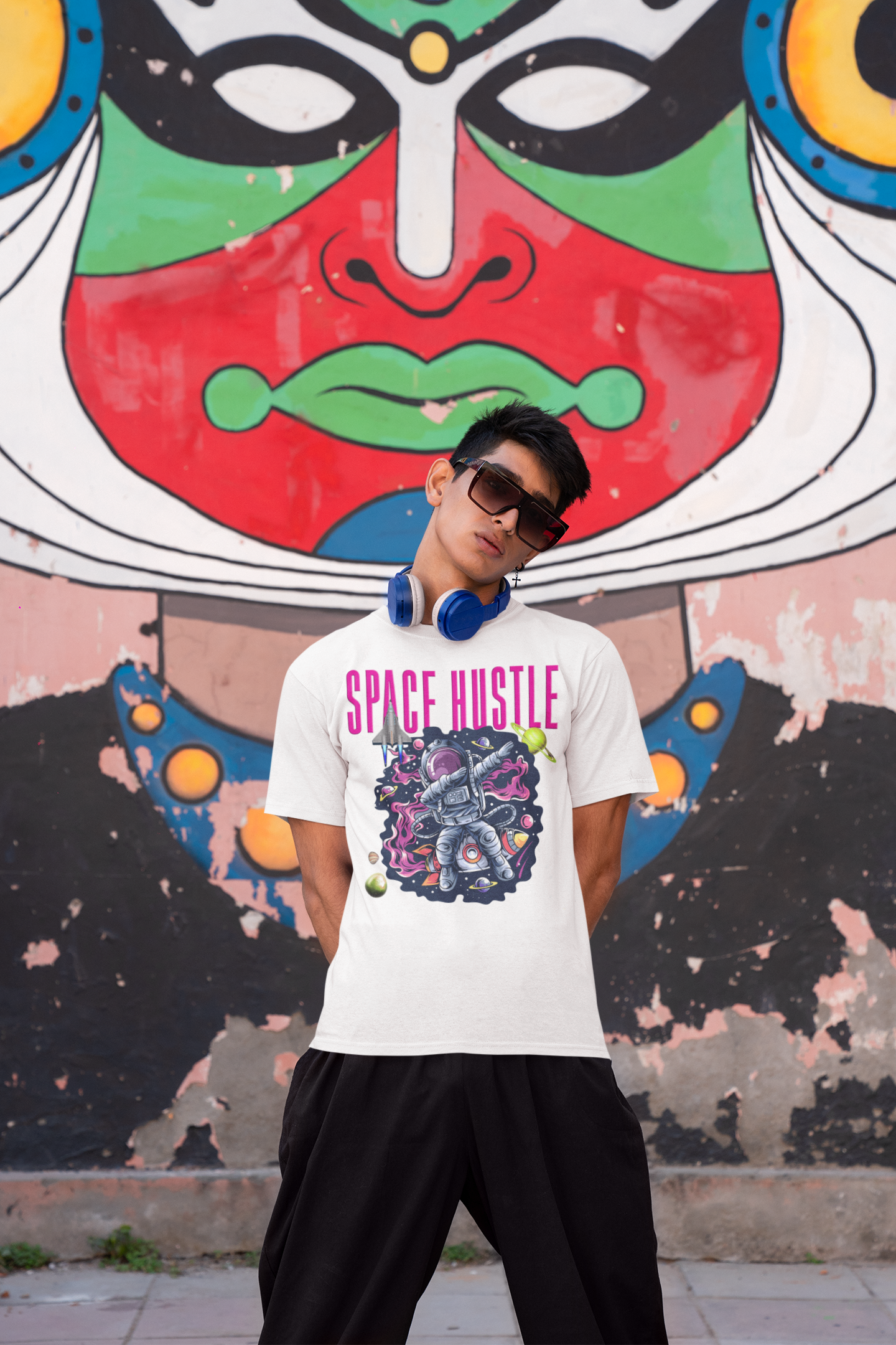 Printed T-Shirt - Regular Men - Space Hustle Tee Fusion