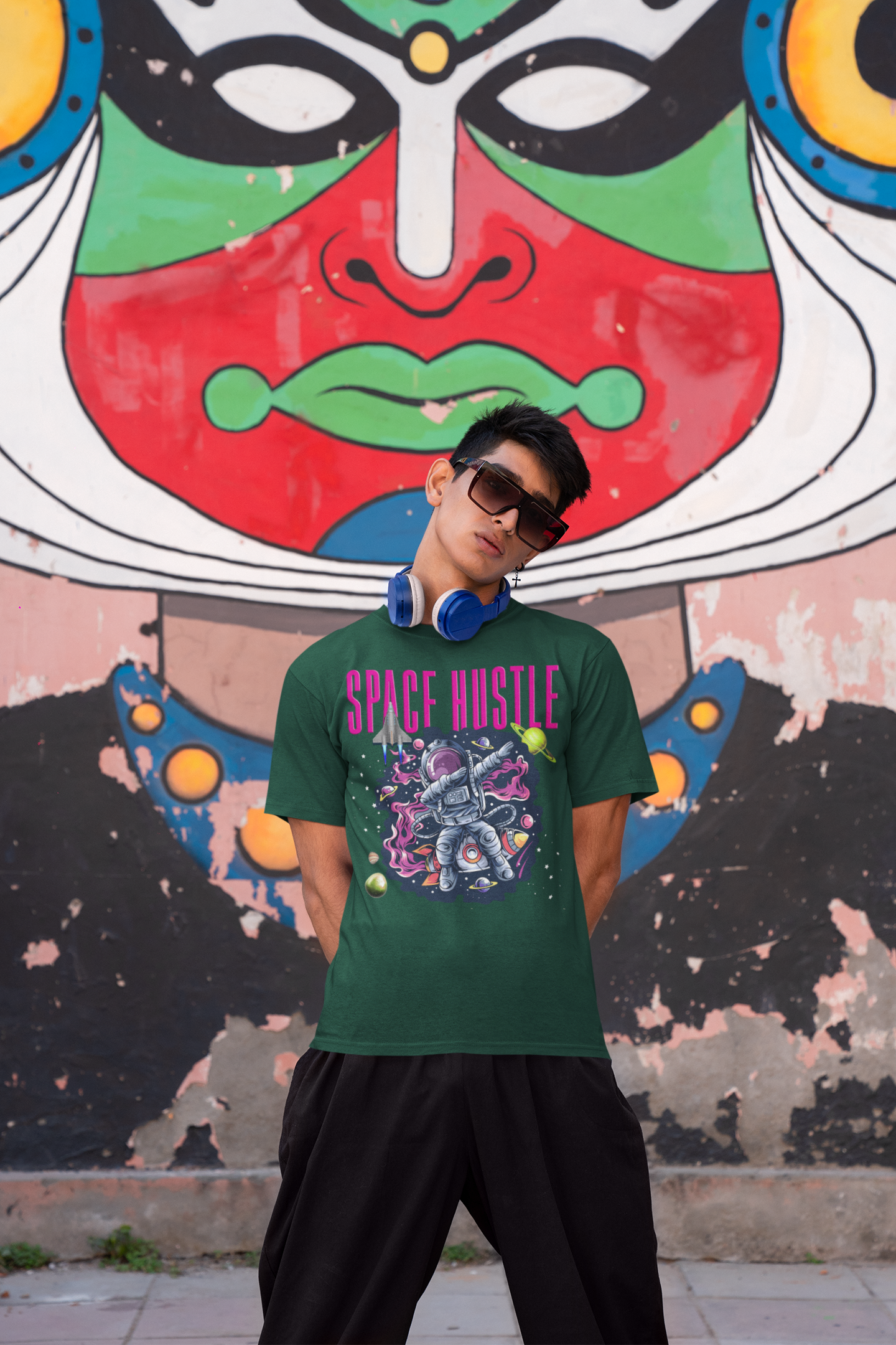 Printed T-Shirt - Regular Men - Space Hustle Tee Fusion