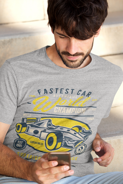 Printed T-Shirt - Regular Men - World Champion Tee Fusion