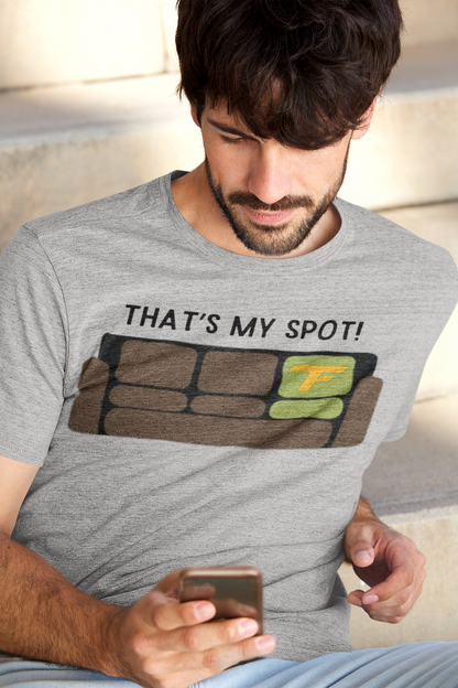 Printed T-Shirt - Regular Men - That's my Spot Tee Fusion