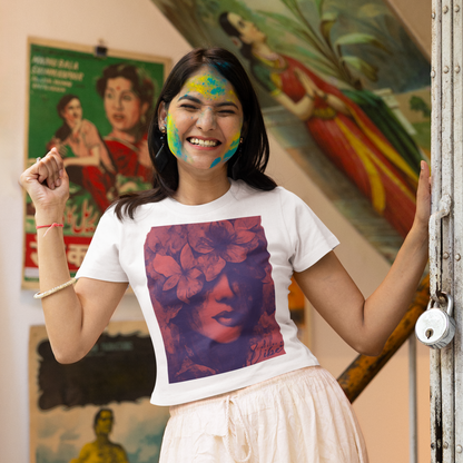 Printed T-Shirt - Crop Tops - I Decide my Vibe