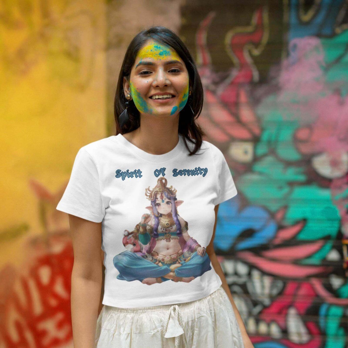 Printed T-Shirt - Crop Tops - Spirit of Serenity