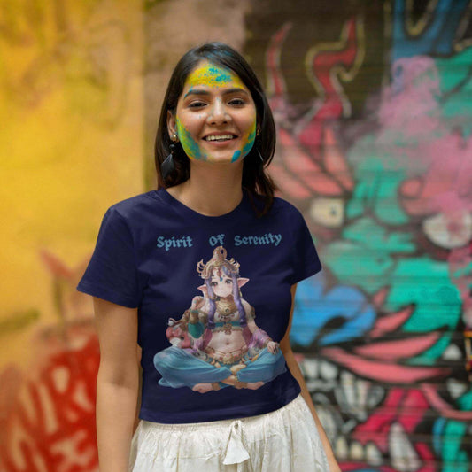 Printed T-Shirt - Crop Tops - Spirit of Serenity