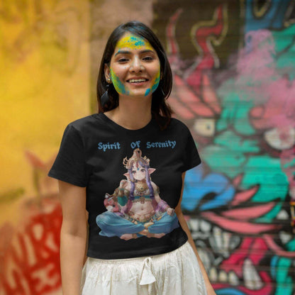 Printed T-Shirt - Crop Tops - Spirit of Serenity