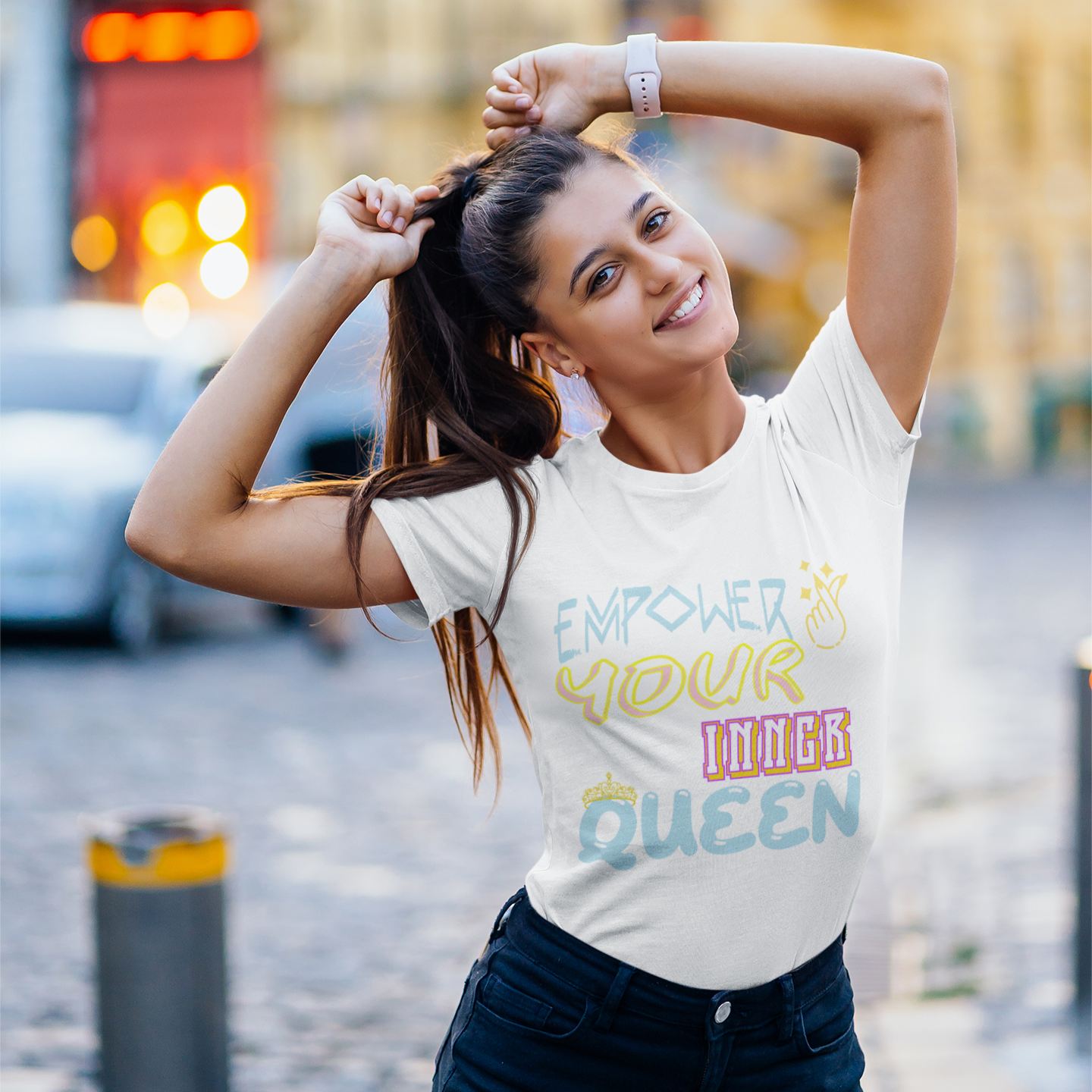 Printed T-Shirt - Regular Women - Empower Your Inner Queen