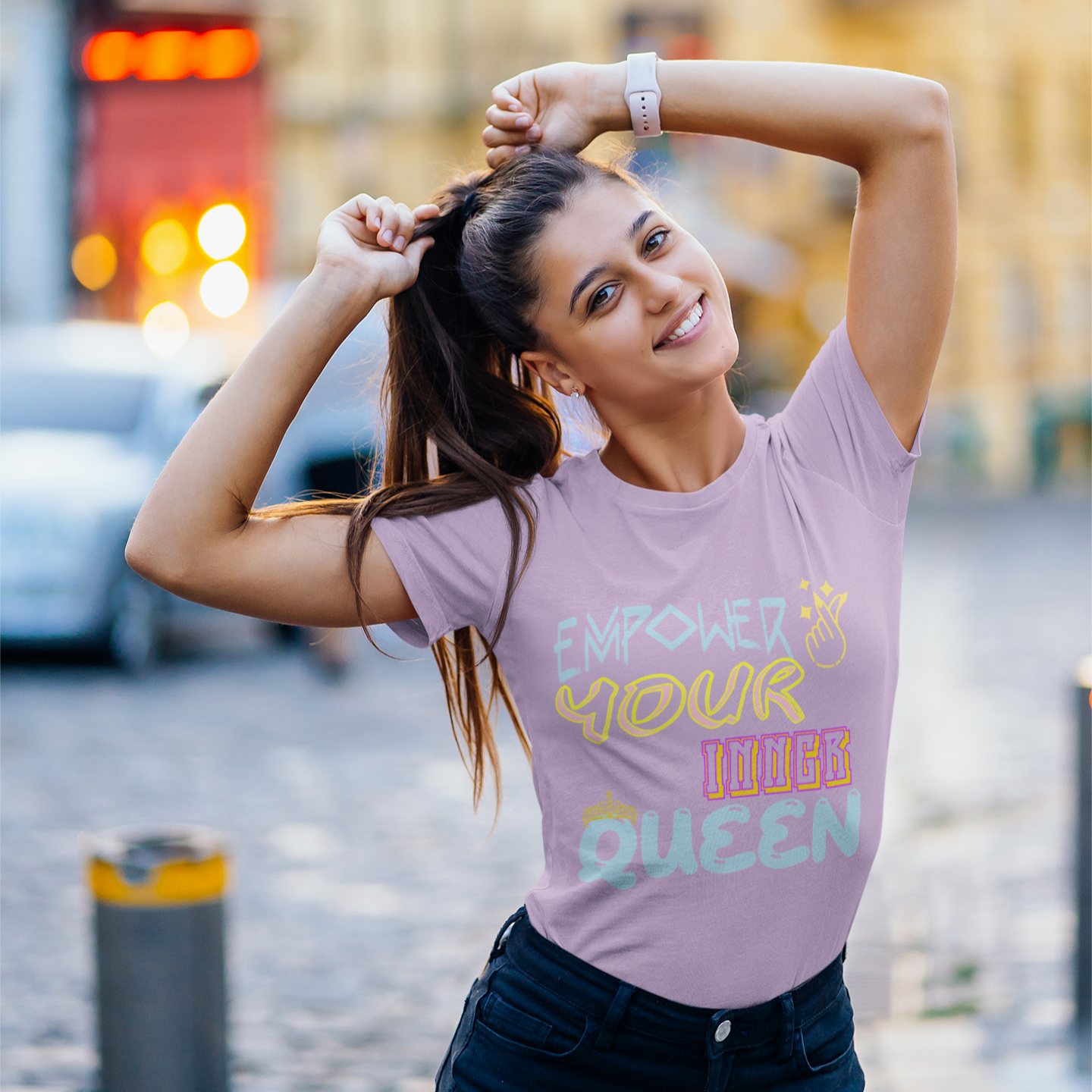 Printed T-Shirt - Regular Women - Empower Your Inner Queen