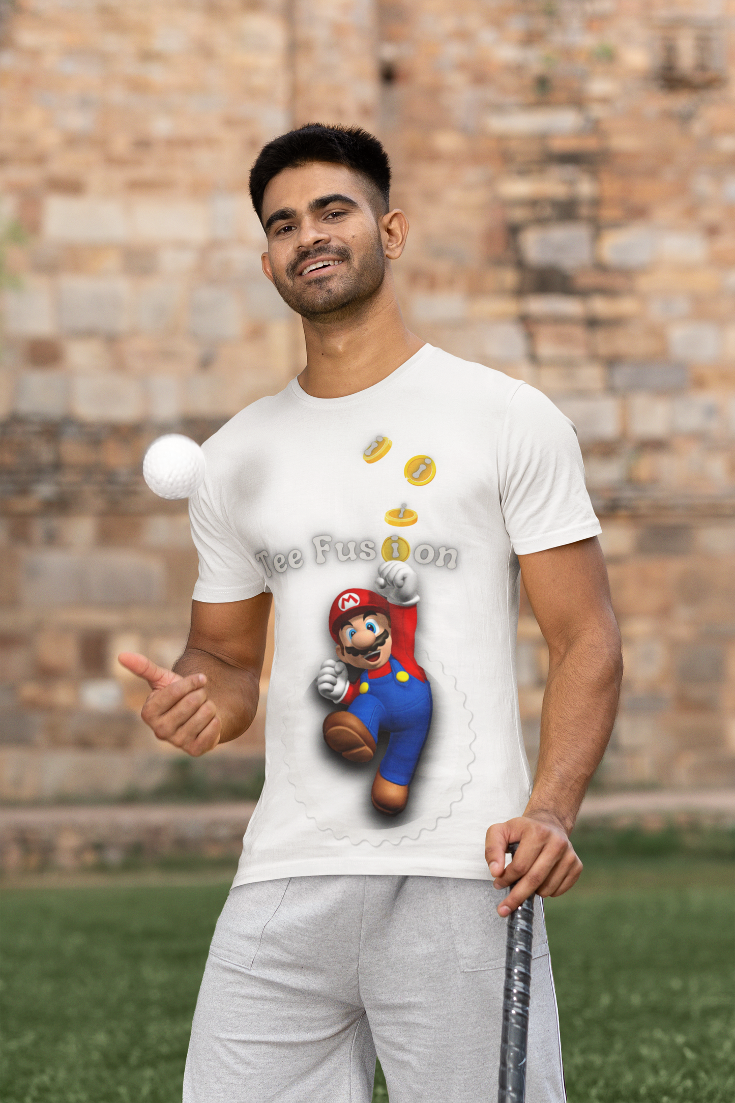 Printed T-Shirt - Regular Men - Mario Fusion Tee Fusion