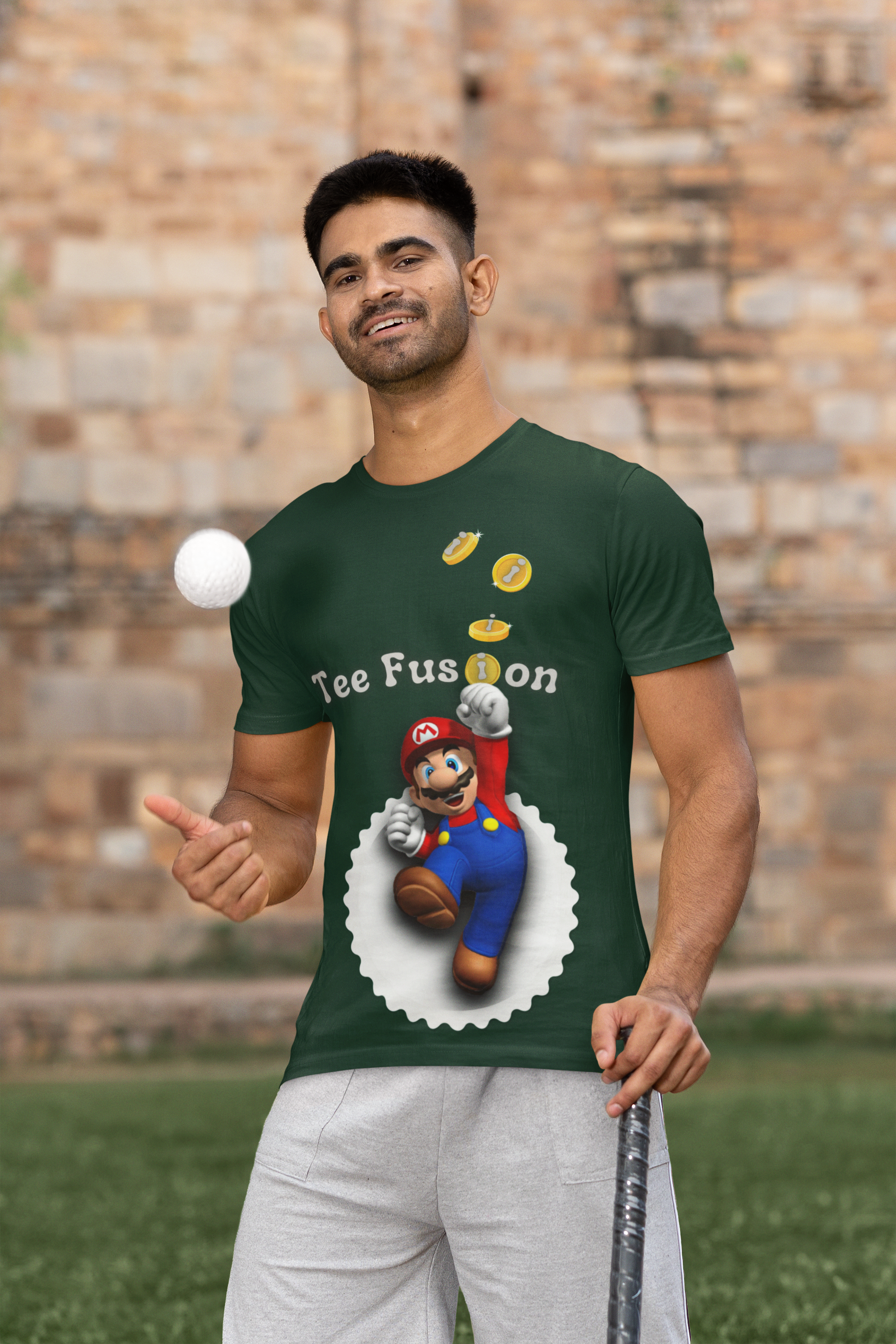 Printed T-Shirt - Regular Men - Mario Fusion Tee Fusion